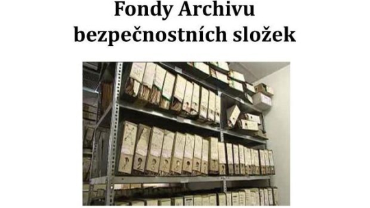 Pozvánka na přednášku Světlany Ptáčníkové, která odkryje fondy Archivu bezpečnostních složek