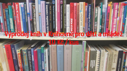 Letní výprodej knih