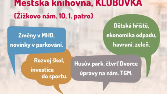 Veřejná debata s vedením města Tábor