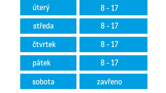 Prázdninová otevírací a výpůjční doba knihovny a dovolené v pobočkách