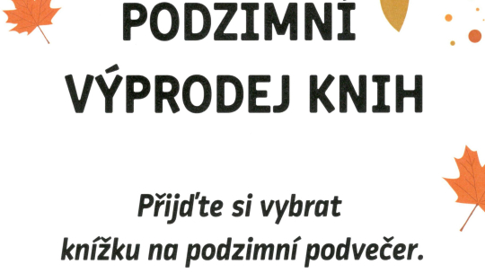 Podzimní výprodej knih