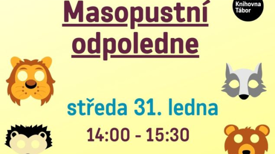 Masopust v Knihovně pro děti a mládež