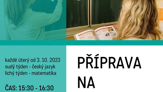 Přijímací zkoušky se pomalu, ale jistě blíží.