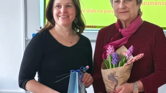 Poděkování paní Jiřině Krejzové za její dobrovolnickou práci