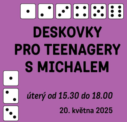 Úterní deskovky pro teenagery