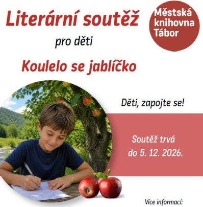 Vyhlašujeme 14. ročník tradiční literární soutěže