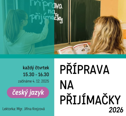 Připravíme vás na přijímačky z češtiny