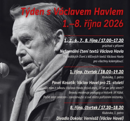 Neformální čtení textů Václava Havla pro všechny kolemjdoucí