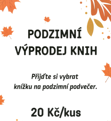 Podzimní výprodej knih