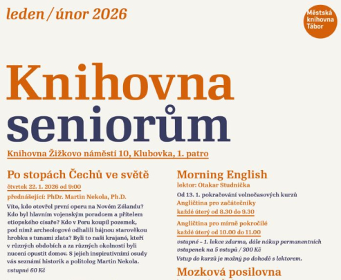 Přednáška Martina Nekoly "Po stopách Čechů ve světě"