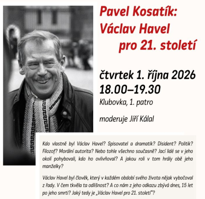 Beseda s Pavlem Kosatíkem o Václavu Havlovi