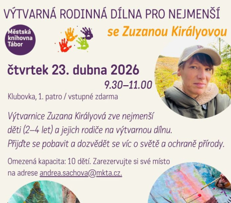 Výtvarná rodinná dílna pro nejmenší se Zuzanou Királyovou