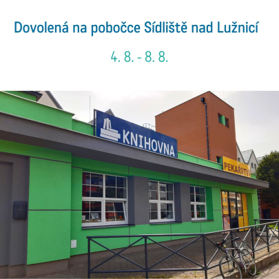 Pobočky knihovny Pražské Sídliště a Sídliště nad Lužnicí čekají letní uzavírky