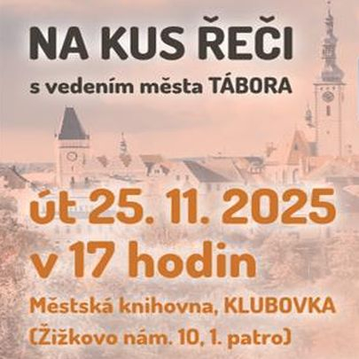 Na kus řeči s vedením města Tábora