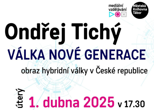Přednáška Ondřeje tichého "Válka nové generace"