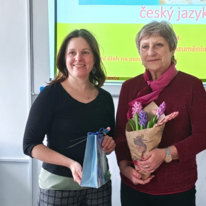 Poděkování paní Jiřině Krejzové za její dobrovolnickou práci