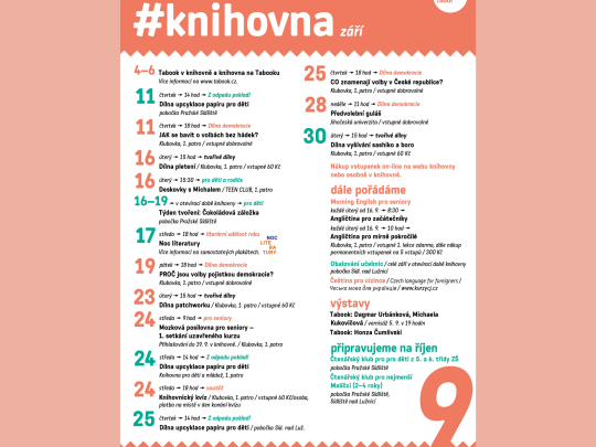 Září 2025 v knihovně