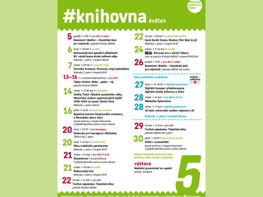 Květen 2025 v knihovně