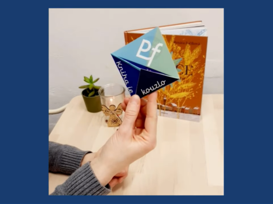 PF 2026: Návod na složení záložky do knihy