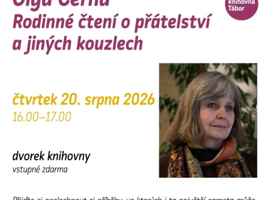 Setkání se spisovatelkou Olgou Černou