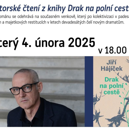 Jiří Hájíček: Drak na polní cestě / autorské čtení