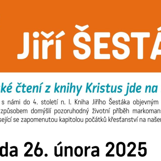 Jiří Šesták: Kristus jde na sever / autorské čtení