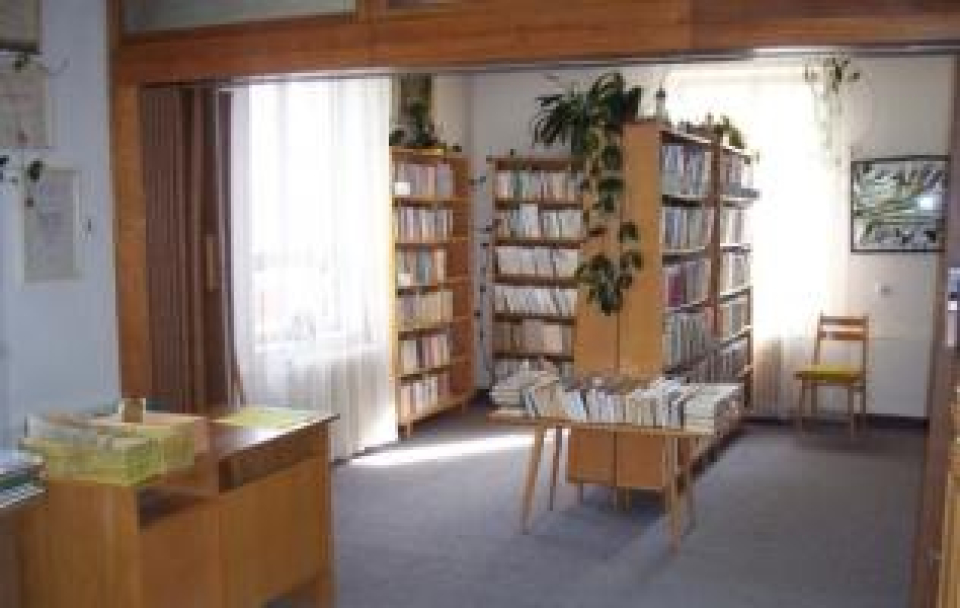 knihovna před stavebními úpravami